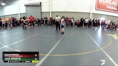 105 lbs Quarterfinal - Chase Robinette, Lebanon Youth Wrestling vs Jace Epperson, Smithfield Youth Wrestling