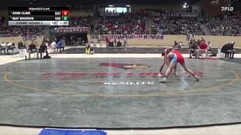 120 lbs Champ. Round 2 - John Cline, Martin County High School vs Mat Wasson, Harrison County