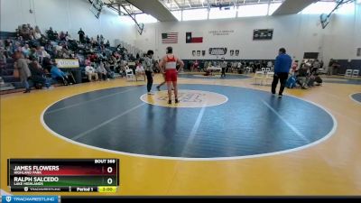 162 lbs Cons. Semi - Ralph Salcedo, Lake Highlands vs James Flowers, Highland Park