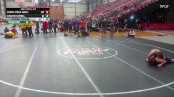 174 lbs Champ. Round 1 - Dalton Schell, Quincy vs Justin Pena Cook, Ozarks