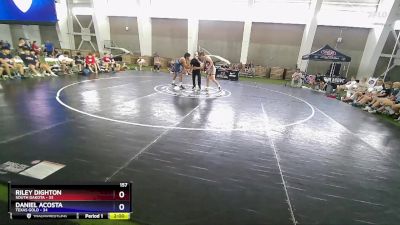 157 lbs Placement Matches (8 Team) - Riley Dighton, South Dakota vs Daniel Acosta, Texas Gold