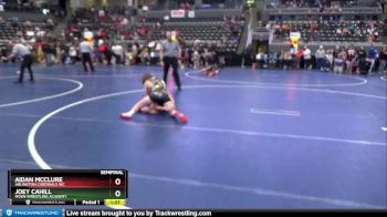 100 lbs Semifinal - Joey Cahill, Moen Wrestling Academy vs Aidan McClure, Arlington Cardinals WC