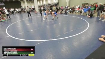 120 lbs Cons. Round 1 - Levi Wheeler, Lions Wrestling Academy vs Lincoln Unger, MWC Wrestling Academy