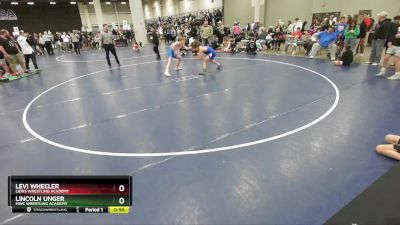 120 lbs Cons. Round 1 - Levi Wheeler, Lions Wrestling Academy vs Lincoln Unger, MWC Wrestling Academy