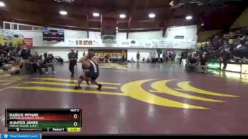 197 lbs Cons. Semi - Darius Mynar, Simpson University (Calif.) vs Hunter James, Menlo College (Calif.)