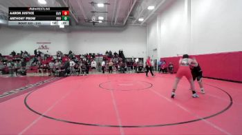 215 lbs Cons. Round 1 - Aaron Justice, Eaglecrest JV vs Anthony Prow, Prairie View