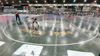 91 lbs 3rd Place Match - Kendra Kruse, Spencer Wrestling Club vs Hadley Fladeland, Stanley Wrestling Club