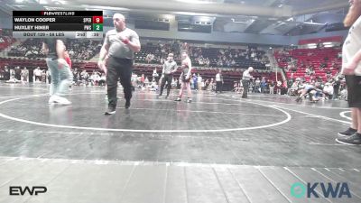 120 lbs Consolation - Gunner Tyre, Wagoner Takedown Club vs Asher Lauderdale, Claremore Wrestling Club