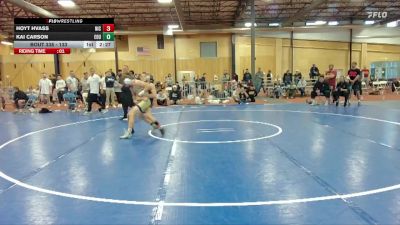 133 lbs 1st Place Match - Hoyt Hvass, North Idaho College vs Kai Carson, Eastern Oregon University