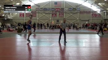 133 lbs Quarterfinal - Jaden Colwell, Springfield vs Peyton Ellis, Johnson & Wales (RI)
