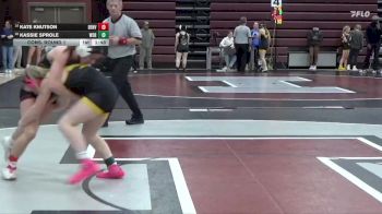 135 lbs Cons. Round 1 - Kassie Sprole, Waverly-Shell Rock vs Kate Knutson, Denver