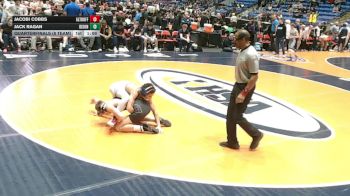 120 lbs Quarterfinals (8 Team) - Jack Ragan, Dixon (H.S.) vs Jacobi Cobbs, Belleville (Althoff Catholic)