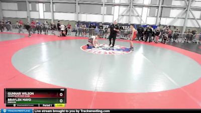 110 lbs Champ. Round 1 - Gunnar Wilson, Salem Elite Mat Club vs Braylen Mayo, Oregon