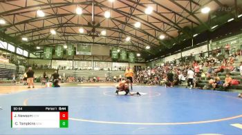 50-54 lbs Cons. Semi - Carter Tompkins, Granite City WA vs Jack Newsom, Cory Clark Wrestling