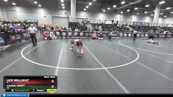 87 lbs Quarterfinal - Cason Craft, OK vs Jack Wallukait, IA