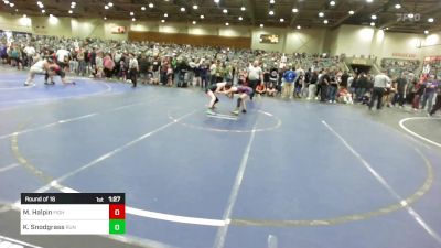 101 lbs Round Of 16 - Ki Snodgrass, Run To Danger vs Maliya Halpin, Fighting Squirrels