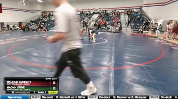 138 lbs Round 5 - Ryleigh Bennett, Katy Cinco Ranch (Girls) vs Hadyn Stine, Prosper Rock Hill (Girls)