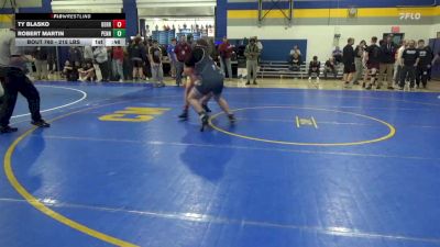 215 lbs Consy 3 - Ty Blasko, Derry vs Robert Martin, Penns Valley