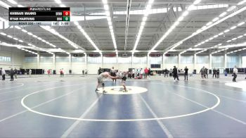 141 lbs Round 5 - Ryan Hartung, Binghamton vs Khimari Manns, Brown