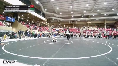 52 lbs Cons. Round 3 - Livi-Ana Pacheco, Steel City Reloaded vs Camden Holden, Ponca City