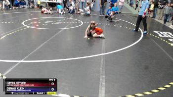 62 lbs Champ. Round 2 - Hayes Ostler, Anchor Kings Wrestling Club vs Denali Klein, Marathon Wrestling Club