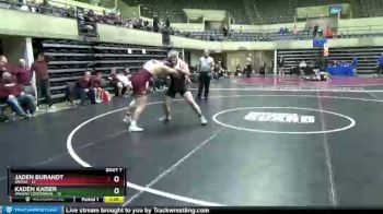 195 lbs Semis & 1st Wrestleback (8 Team) - Jaden Burandt, Anoka vs Kaden Kaiser, Ankeny Centennial