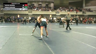 127 Championship Bracket Cons. Round 7 - Devon Groess, Albert Lea vs Aidan Carlson, Mahtomedi