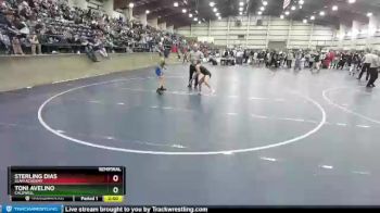 105 lbs Semifinal - Sterling Dias, Slam Academy vs Toni Avelino, Caldwell