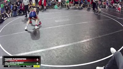 120 lbs Round 3 (6 Team) - Callahan Earnest, Kansas Anaconda vs Tanner Fleckenstein, North Dakota 1