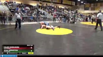 220 lbs Semifinal - Caleb Vanbuskirk, Palm Desert vs Ryan Arrington, San Marino