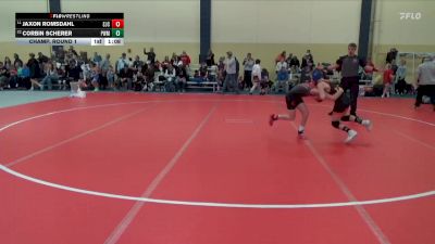 85 lbs Champ. Round 1 - Jaxon Romsdahl, St. James Cyclones vs Corbin Scherer, Pursuit Wrestling Minnesota