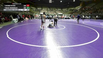 122 lbs Consolation - Jayden Olivas, Clovis East vs Isaac Ronquillo, Bakersfield