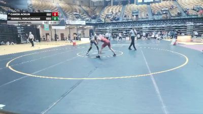 141 lbs Semifinal - Canon Acklin, Unattached vs Terrell Kinlicheenie, New Mexico Highlands