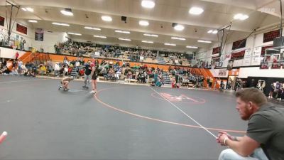98-106 lbs Round 3 - Autumn Kleinfeldt, Powell Middle School vs Elizabeth Jubber, Lander Middle School