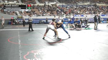 128-D1 3rd Place Match - Damien Balderrama, Sunnyside High School vs Manuel Granillo, Desert View High School