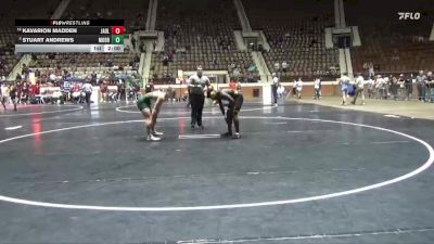 6A 190 lbs Champ. Round 2 - Kavarion Madden, Jackson-Olin HS vs Stuart Andrews, Mountain Brook