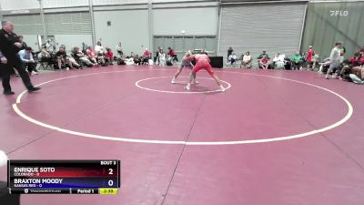 126 lbs Round 1 (8 Team) - Enrique Soto, Colorado vs Braxton Moody, Kansas Red