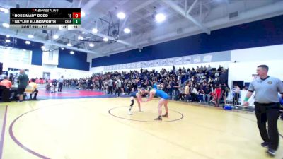 125 lbs Cons. Round 3 - Rose Mary Dodd, Temescal Canyon vs Skyler Ellingworth, Chaparral