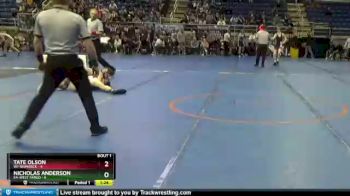 152 lbs Quarterfinals (8 Team) - Tate Olson, W1-Bismarck vs Nicholas Anderson, E4-West Fargo