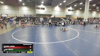 45 lbs Quarterfinal - Lane Bruss, NE vs Zaiden Jones, MN