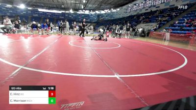 120-A lbs Rr Rnd 1 - Cooper Hinz, Big Game Wrestling Club vs Chase Morrison, Michigan Premier WC