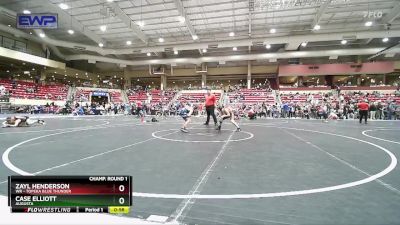 95 lbs Cons. Round 3 - Case Elliott, Augusta vs Zayl Henderson, WR - Topeka Blue Thunder