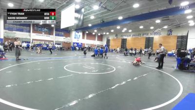 144 lbs Champ. Round 3 - David Monroy, Downey vs Tyoh Tran, Mt Carmel