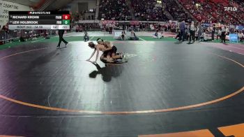 3A 98 lbs Cons. Round 2 - Levi Holbrook, Priest River vs Richard Krohn, Parma