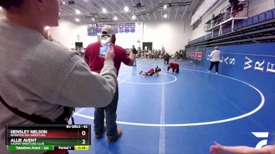 62 lbs Round 2 - Allie Avent, Casper Wrestling Club vs Hensley Nelson, Riverton USA Wrestling