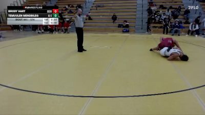 174 lbs Cons. Semi - Brody Hart, Saint Cloud State vs Temuulen Mendbileg, Iowa Central Community College