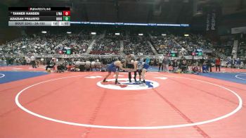 3A-150 lbs Cons. Round 2 - Tanner Hansen, Lyman vs Azaziah Frausto, Douglas