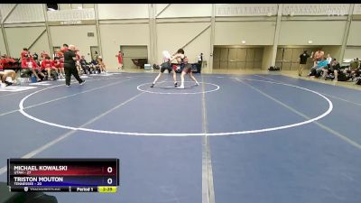 100 lbs Quarterfinals (8 Team) - Michael Kowalski, Utah vs Triston Mouton, Tennessee