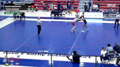 197 lbs Quarterfinal - Tradyn Henderson, Southern Virginia vs Isaiah Manning, Greensboro