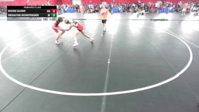 132 lbs Round 1 (8 Team) - Nixon Glenn, Coon Rapids vs DeWayne Borntreger, Weyauwega-Fremont